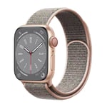 Nailon kellon renneke Apple Watch 9 (41mm) - Pink Sand