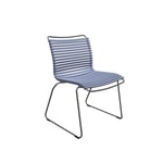 CLICK Dining Chair Without Armrest - Pigeon Blue