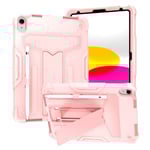 iPad 10.9" 2022 / iPad 11" 2025 skal med pennfack - Rosa