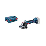 Bosch Professional GWS18V-7 115mm Angle Grinder, Body Only, in L-BOXX