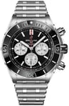 Breitling AB0136251B1A1 Super Chronomat B01 44 Sort/Stål Ø44 mm