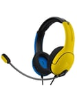 PDP LVL40 Wired Stereo Gaming Headset: Wildcat Yellow & Blue - Headset - Nintendo Switch