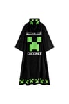 Minecraft Kids Boys Tv Poncho Blanket Long Sleeved Hooded Hoodie Loungewear