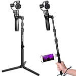 Smatree Extension Selfie Stick Monopod with Tripod Compatible for DJI OM 4, DJI OSMO Mobile 4, OSMO Mobile 3, OSMO Mobile, OSMO Pro/Raw, Telescope Pole with Adapter for DJI Phone Clip Holder
