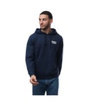 Levi's Mens Levis Standard Graphic Bandana Hoodie in Blue Cotton - Size Small