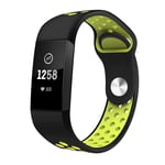 Fitbit Charge 3 Sport Silicone Strap Black/Volt