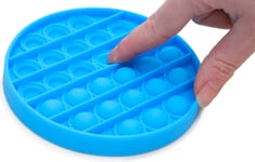 Toyland® Push Bubble Pop Bubble Sensory Fidget Toy (Blue Circle)