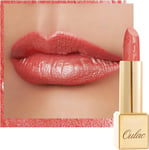 OULAC Metallic Shine Glitter Lipstick, Orange High Impact Lipcolor, Coral Lightw