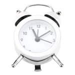 3inch Portable Fashion Mini Metal Digital Alarm Clock With B White