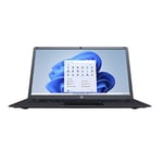 PRIXTON Netbook Pro - Ordinateur Portable / Laptop Notebook Écran 14,1 ", Windows 10 Pro, Intel Apollo Lake N3350, RAM 4 Go / ROM 64 Go, Clavier Espagnol, Noir