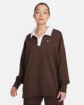 Nike Sportswear Essential Women's Oversized Long-Sleeve Polo (Plus Size)