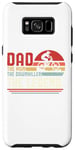 Coque pour Galaxy S8+ Downhill Dad The Legend Mountain Bike Funny Biking Biker