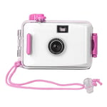 Qazwsxedc For you Lzw SUC4 5m Waterproof Retro Film Camera Mini Point-and-shoot Camera for Children (Black) XY (Color : White)