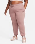 Nike Sportswear Phoenix Fleece Women's High-Waisted Oversized Tracksuit Bottoms (Plus Size)