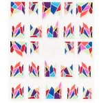 Nagelstickers mosaic – 24 nagelklistermärken med färgglada mosaik-motiv