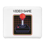 Fabulous Tapis de souris Simili Cuir Video Game Joystick Synthwave (22 x 18 cm)