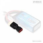 Dynomax B9831 D-Max B9831 Kontakt Adapter XT60 (hane) - T-Plug  (hona)