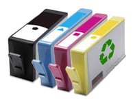 Moreinks - 4 Cartouche d'encre Compatibles cyan / magenta / jaune / noir pour imprimante HP Photosmart Plus C309G