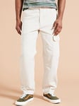 Levi's Relaxed Fit Patch Pocket Cargo Trousers - Off White, Off White, Size Xl, Men