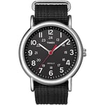 Timex Weekender Black Dial with Black Strap Watch - T2N647PF