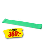 Mini Band Omkrets 60cm Lätt Grön 10-pack