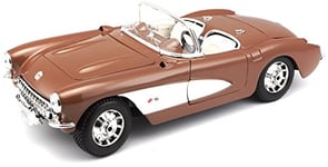 Maisto - 31139 - Véhicule Miniature - 1957 Chevrolet Corvette - Echelle 1:18 - Coloris aléatoire