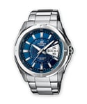 Casio Edifice Mens Silver Watch EF-129D-2AVEF Stainless Steel - One Size