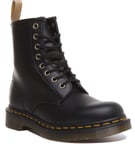 Dr Martens 1460 Vegan 8 Eye Lace Up Core Classic  Womens In Black Size UK 3 - 8