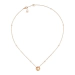 Gucci Icon 18ct Rose Gold Open Heart Chain Necklace