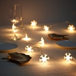 IKEA STRÅLA LED ljusslinga med 12 ljuskällor Sladdlängd mellan ljuspunkter: 19 cm