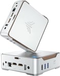 Mini PC NIPOGI Intel Alder Lake-N 97 ,16 Go de RAM 512 Go SSD M.2, Windows 11,Gigabit Ethernet,4K UHD,BT 4.2