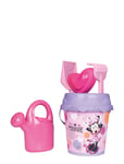 Minnie Sand Bucket Set With Watering Can Toys Outdoor Toys Sand Toys Multi/patterned Smoby