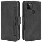 HualuBro Google Pixel 4a 5G Case, Magnetic Full Body Protection Shockproof Flip Leather Wallet Case Cover with Card Holder for Google Pixel 4a 5G 2020 Phone Case (Black)