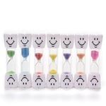 Multicolor 2-3 Minute Hourglass Kids Toothbrush Timer Smiley San Pink