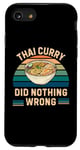 Coque pour iPhone SE (2020) / 7 / 8 Curry thaïlandais rétro n'a rien de mal vintage thaïlandais amateur de curry