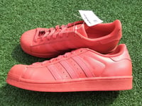 Authentic adidas Originals Superstar Red Reflective, S75538, UK 9.5, New in Box