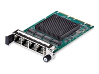 Startech.Com 4-Port Rj45 Gigabit Ocp 3.0 Server Network Card, Intel I350 - Nätverksadapter - Ocp 3.0 - Gigabit Ethernet X 4 - Silver, Grön - För P/N: 45Patch10bk, 45Patch6bk, N6patch10bk, N6patch5bk, N6patch5bl