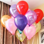 100pcs Latex Thick Pearl Balloon Wedding Party Birthday Balls X- One Size