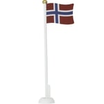 Bordflagg norsk flagg trefot