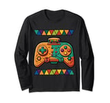 funny vintage console Gaming spirited player entertainment Long Sleeve T-Shirt