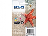 Epson Multipack 3-colours 603 Ink, Standardavkastning, 2,4 ml, 130 sidor, 1 styck, Flerpack