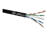 Installationskabel Solarix CAT6 UTP PE utomhus 500m