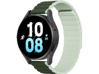 Universal magnetarmband Samsung Galaxy Watch 3 45mm / S3 / Huawei Watch Ultimate / GT3 SE 46mm Dux Ducis Armband (22mm LD Version) - grön
