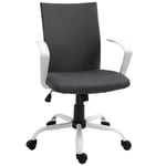 Office Chair Linen Swivel Computer Desk Chair Home Study Task Chair