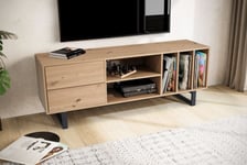 Rootz Modern TV Bänkskåp - TV-bänk - Ekdekor - Rektangulär förvaring - Rymlig - Organiserad - 150cm x 55cm x 40cm