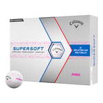 Callaway Supersoft Splatter 360 Golfball Rosa