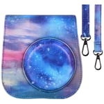 Protective & Portable Camera Case Compatible with Fujifilm Instax Mini 9 8 8+ Instant Film Polaroid Cameras with Accessory Pocket and Adjustable Strap - Deep Starry Sky by SAIKA