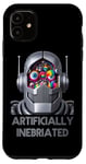 iPhone 11 Funny AI Artificially Inebriated Drunk Robot Stoned Tipsy Case