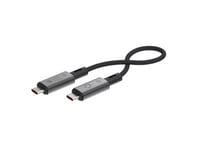Câble USB LinQ 4 Pro Type C 0,3 m Noir
