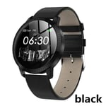 KYLN 1.22 Inch Smart Watch Waterproof IP67 Blood Pressure Monitoring Metal Starp Multi Sport Modes SmartWatch Women Band -Black